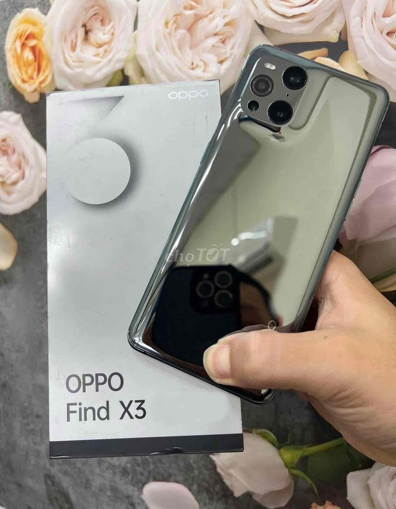 Oppo Find X3 8/256Gb Fullbox BH 6th có trả góp