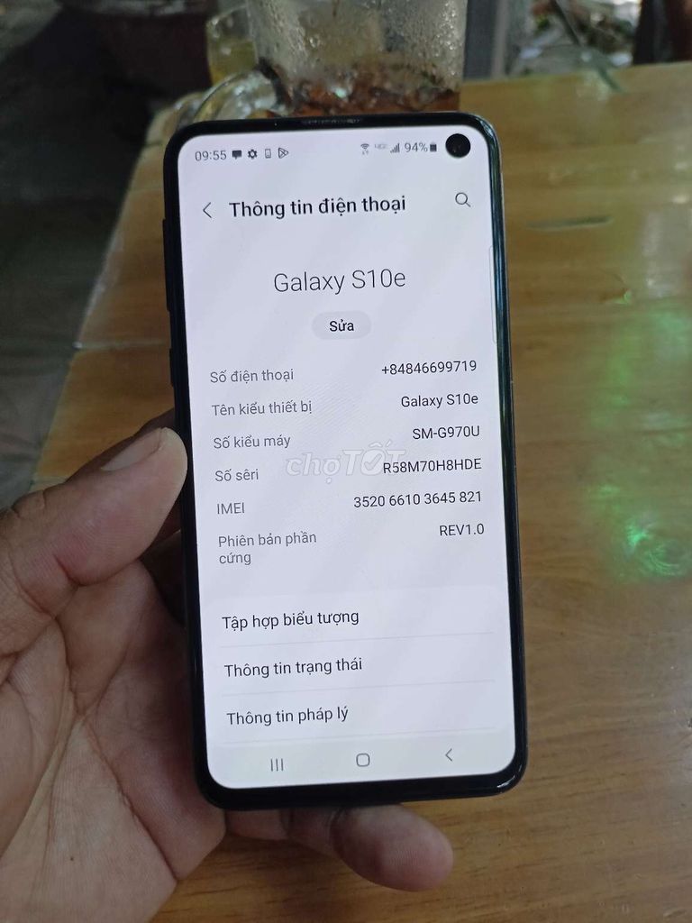 Samsung Galaxy S10e 6GB/128GB Đen. Mua bán Điện thoại tại Quận Cái Răng Cần Thơ được đăng bởi Mua bán trao đổi  hình 1