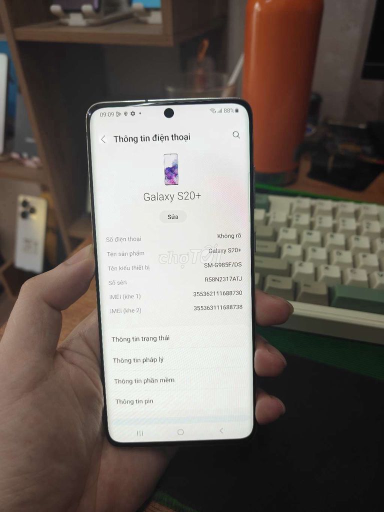 Samsung Galaxy s20 plus đẹp 99%. Mua bán Điện thoại tại Quận Thanh Xuân Hà Nội được đăng bởi cửa hàng điện thoại giá rẻ hình 1
