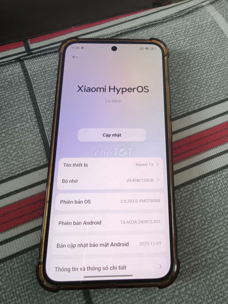 Xiaomi 13 128GB Đen. Mua bán Điện thoại tại Huyện Quế Võ Bắc Ninh được đăng bởi Trương Thời hình 1