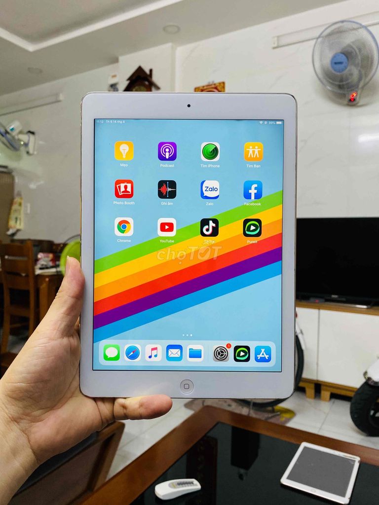 iPad Air 16GB Bạc, pin tốt, full cn. Mua bán Máy tính bảng tại Quận Tân Bình Tp Hồ Chí Minh được đăng bởi ANH ĐỨC Store hình 1