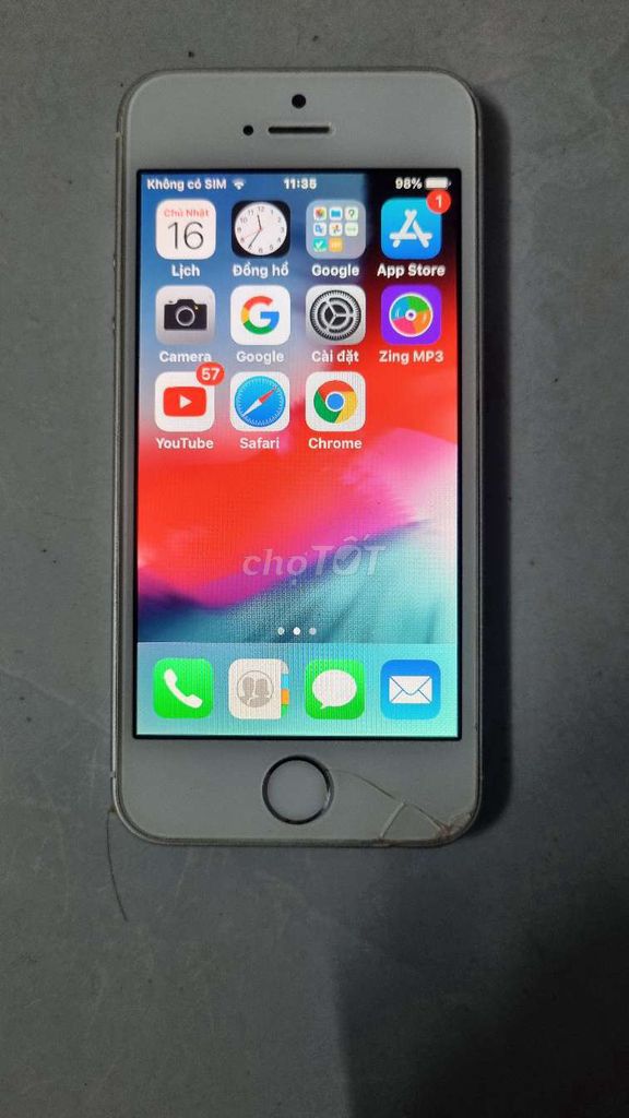 Apple iPhone 5s Bạc Đã sử dụng. Mua bán Điện thoại tại Huyện Hóc Môn Tp Hồ Chí Minh được đăng bởi MTam hình 1