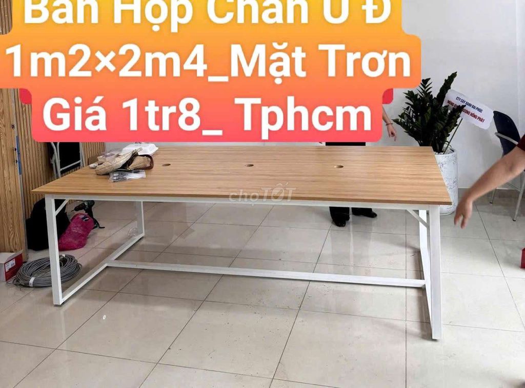 Bàn họp Phú Nhàn 1m2x2m4. Mua bán Bàn ghế tại Quận 5 Tp Hồ Chí Minh được đăng bởi Phong Nội Thất Thanh Bình hình 1
