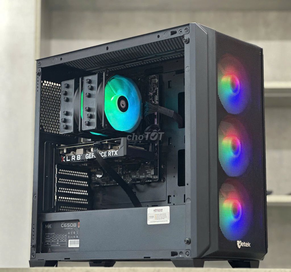 PC I5 12400/H610M/16GB/512GB/4060 8G/650W/TẢN/CASE. Mua bán Máy tính để bàn tại Quận Bình Thạnh Tp Hồ Chí Minh được đăng bởi Z COMPUTER CHI NHÁNH BÌNH THẠNH hình 1