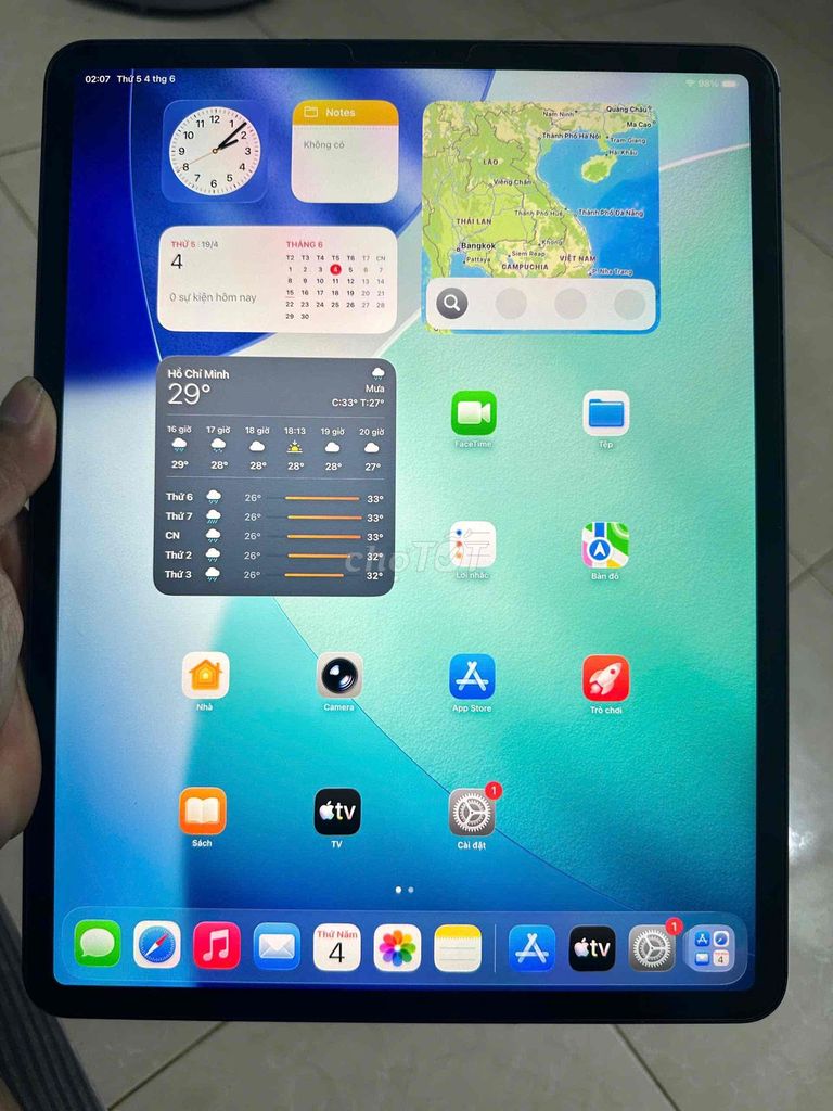 ✅ iPad Pro 2020  12.9inch 128GB 5G + WiFi - Máy Đẹ. Mua bán Máy tính bảng tại Thành phố Buôn Ma Thuột Đắk Lắk được đăng bởi Hoàng Thế Vĩnh  hình 1