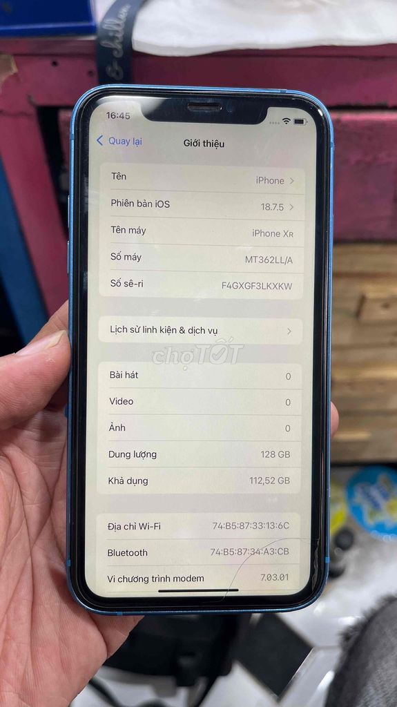 Apple iPhone XR 128GB Xanh. Mua bán Điện thoại tại Huyện Vĩnh Thạnh Cần Thơ được đăng bởi Thiết Kế Web hình 1