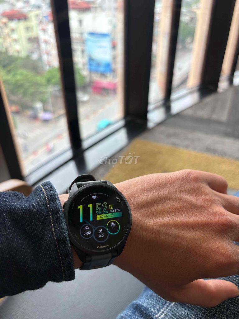 Garmin Forerunner 165 Đen. Mua bán Thiết bị đeo thông minh tại Quận Đống Đa Hà Nội được đăng bởi  QLN hình 1