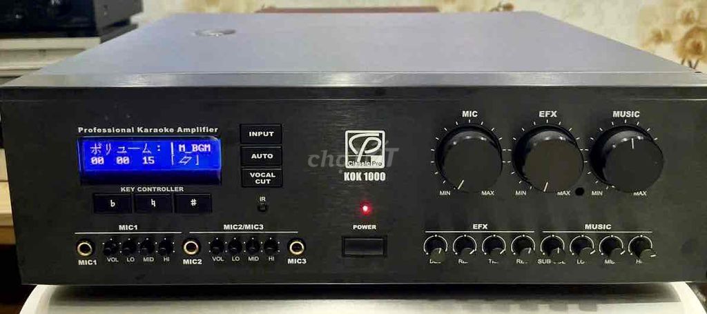 Amply Karaoke CLASSIC PRO-KOK 1000. Mua bán Tivi, Âm thanh tại Thành phố Vũng Tàu Bà Rịa - Vũng Tàu được đăng bởi NQK hình 1