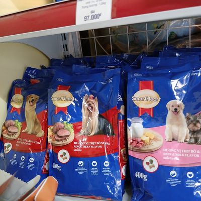 Thức ăn cho chó Smartheart Thịt bò 400gr