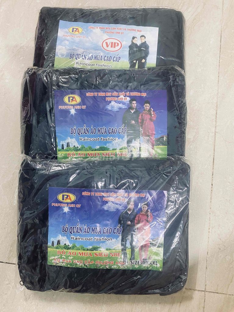 Áo mưa bộ vải dù mới. Mua bán Nội thất, đồ gia dụng khác tại Quận 12 Tp Hồ Chí Minh được đăng bởi chuyên pass đồ mới  hình 1
