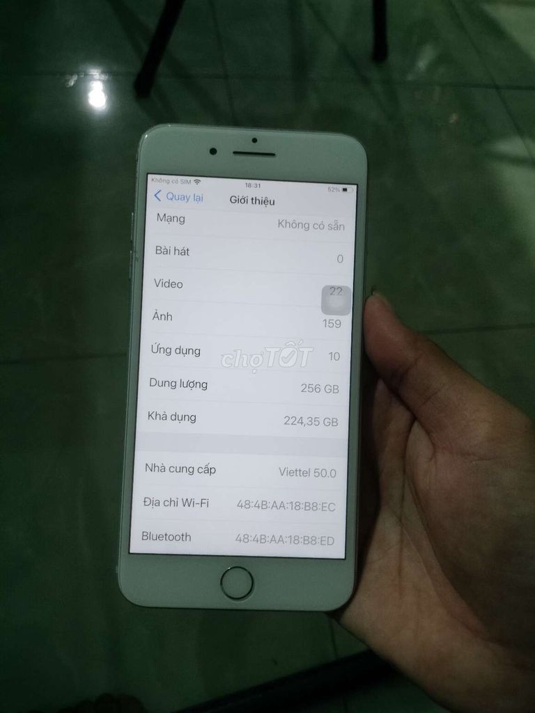 Apple iPhone 7 Plus 256GB Bạc Đã sử dụng. Mua bán Điện thoại tại Thị xã Tân Uyên Bình Dương được đăng bởi Nguyễn Chí Công hình 1