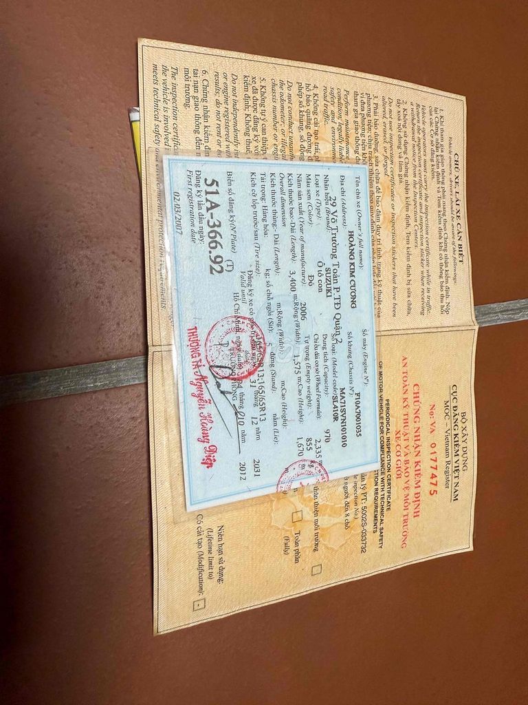 Suzuki Wagon R+ 2006 - 125000 km. Mua bán Ô tô tại Quận 12 Tp Hồ Chí Minh được đăng bởi duy hình 3