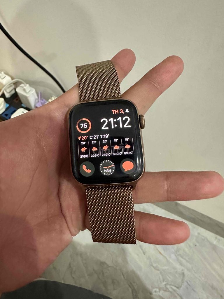 Apple Watch Series 5/44 Thép Gold