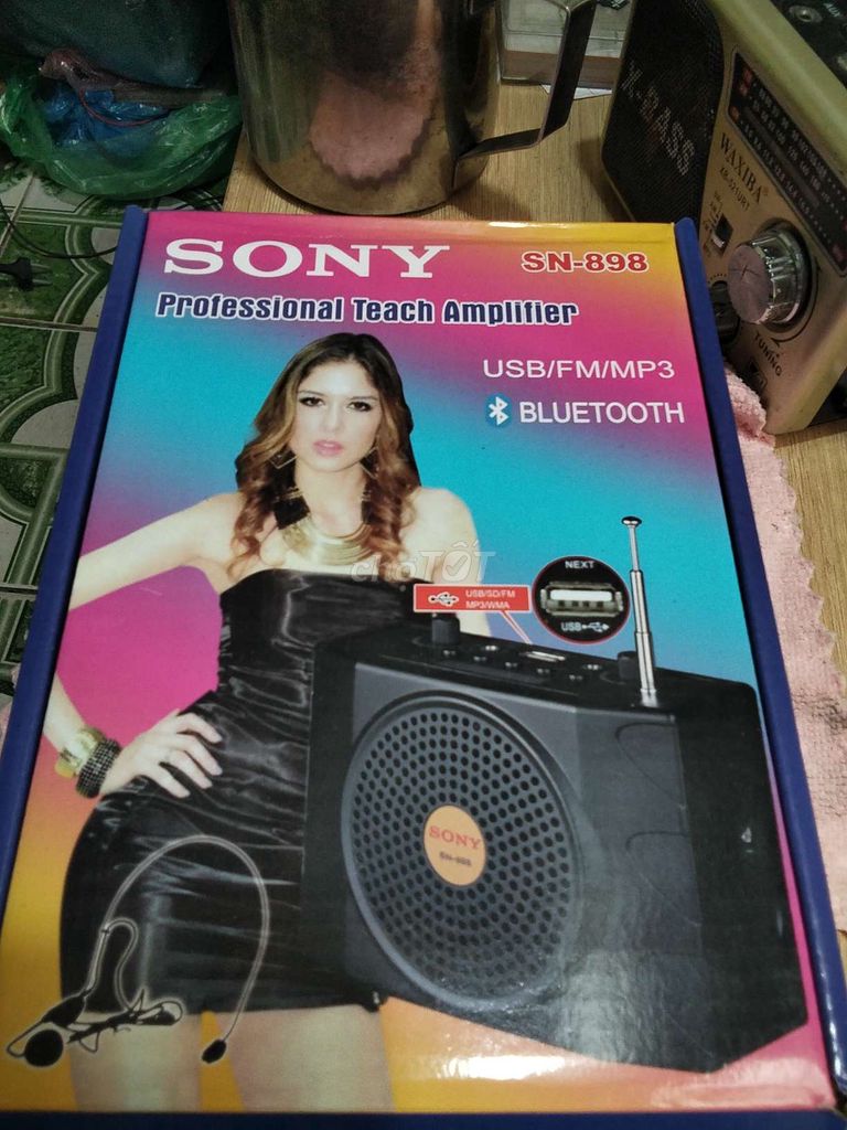 Loa trợ giảng Sony SN-898 Đen. Mua bán Tivi, Âm thanh tại Quận Hoàng Mai Hà Nội được đăng bởi Nguyễn công thành hình 1