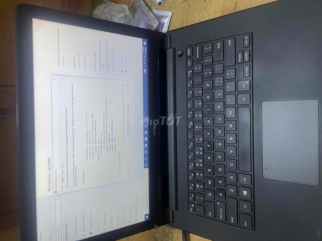 Laptop dell 3458 i3 5005u ram 4g hdd 500g