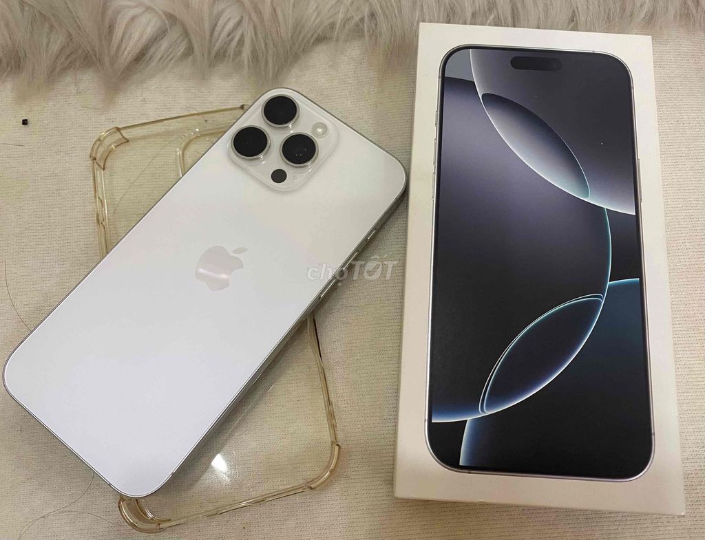 16promax,pin 100%,trắng, 256g,VN/A, bh 4/2026. Mua bán Điện thoại tại Thành phố Thuận An Bình Dương được đăng bởi hạo hình 1