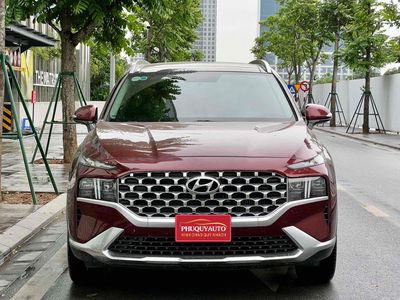 Hyundai SantaFe 2021 bản cao cấp màu đỏ siêu đẹp