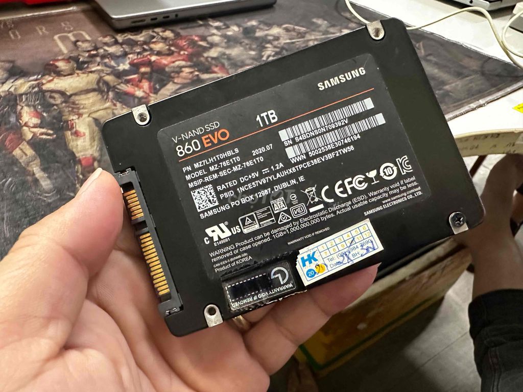 Ổ cứng SSD Samsung 860 EVO 1TB. Mua bán Linh kiện (RAM, Card...) tại Thành phố Biên Hòa Đồng Nai được đăng bởi thanh hình 1