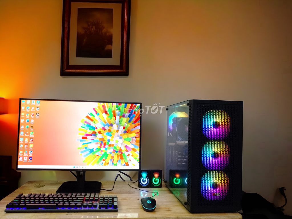 Dàn đồ họa Game 32CPU RAM 32Gb VGA 8Gb LCD 24" SSD. Mua bán Máy tính để bàn tại Quận Tân Bình Tp Hồ Chí Minh được đăng bởi hoa ky hình 1