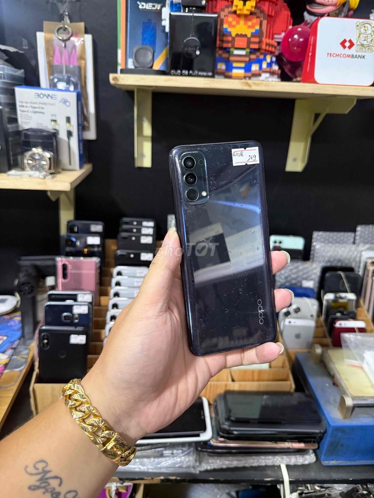 OPPO Reno 4 128GB Đen. Mua bán Điện thoại tại Quận Bình Thạnh Tp Hồ Chí Minh được đăng bởi SyTuan hình 1