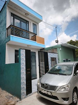 Nhà mới đẹp, hẻm xe hơi,(4,1x13) đúc 1lầu, sổ riêng, Tân Hiệp, Hóc Môn