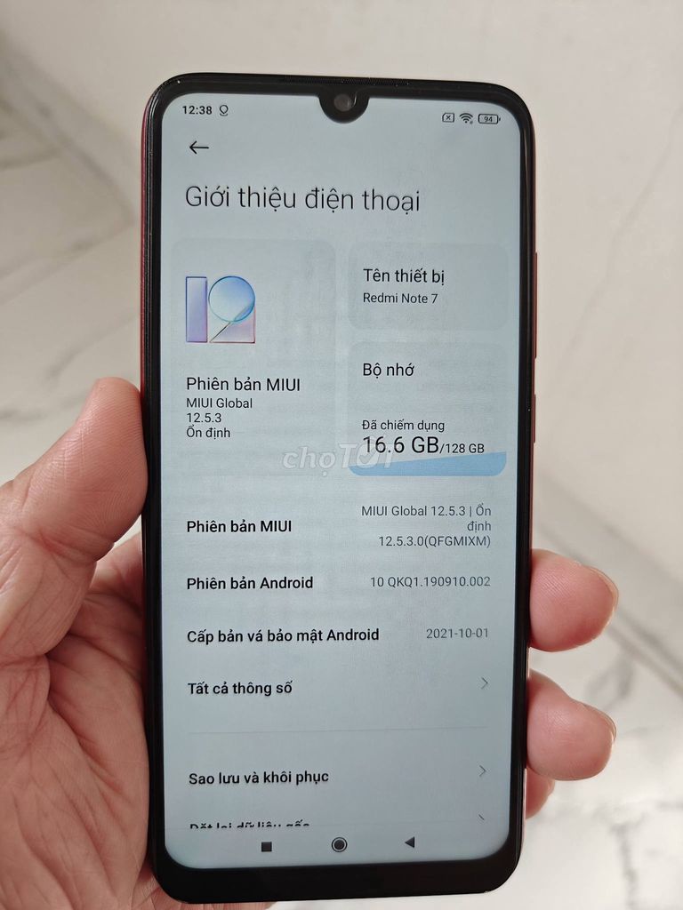 Xiaomi Redmi Note 7 giá bao chữa cháy. Mua bán Điện thoại tại Quận Tân Bình Tp Hồ Chí Minh được đăng bởi Anh Minh hình 1
