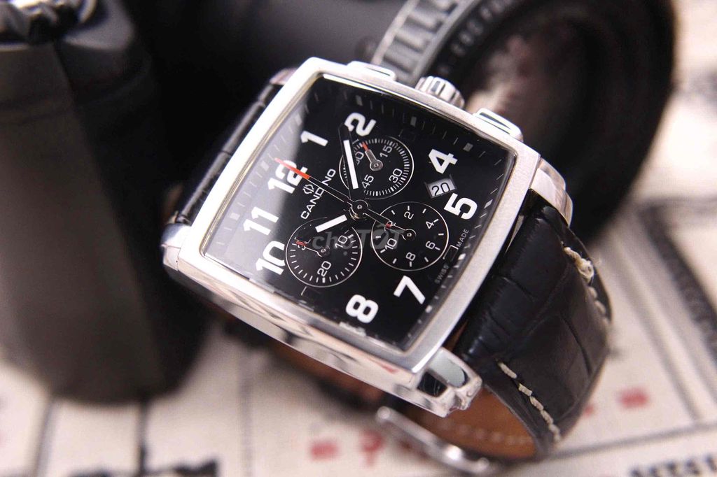 Đồng hồ nam Candino Tank Chronograph chính hãng Th