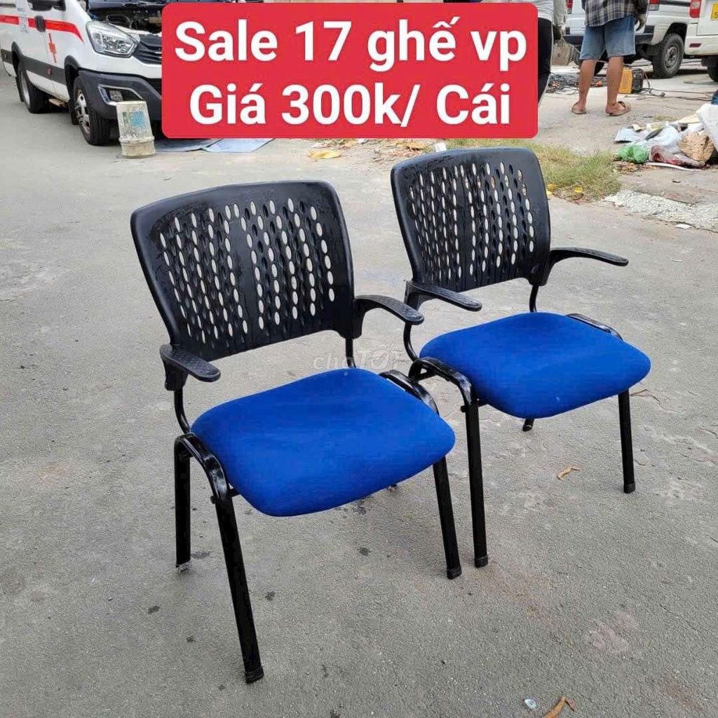 Ghế văn phòng nhựa vải màu Đen Xanh. Mua bán Bàn ghế tại Quận Bình Thạnh Tp Hồ Chí Minh được đăng bởi Kho Thanh Lý Phú Nhàn hình 1