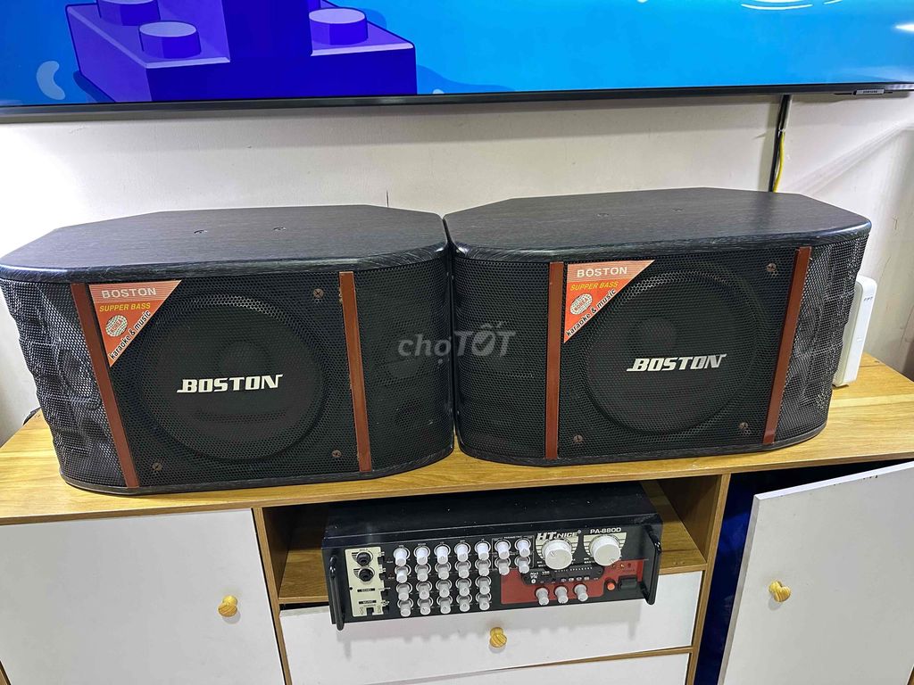 Loa karaoke Boston BT-807F Đen 200W-500W. Mua bán Tivi, Âm thanh tại Huyện Bình Chánh Tp Hồ Chí Minh được đăng bởi Trần Cần hình 1
