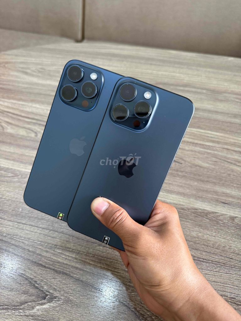 15 Pro Max Xanh 256GB - 512GB zinall máy đẹp 98%. Mua bán Điện thoại tại Thành phố Biên Hòa Đồng Nai được đăng bởi Lộc Nguyễn hình 1