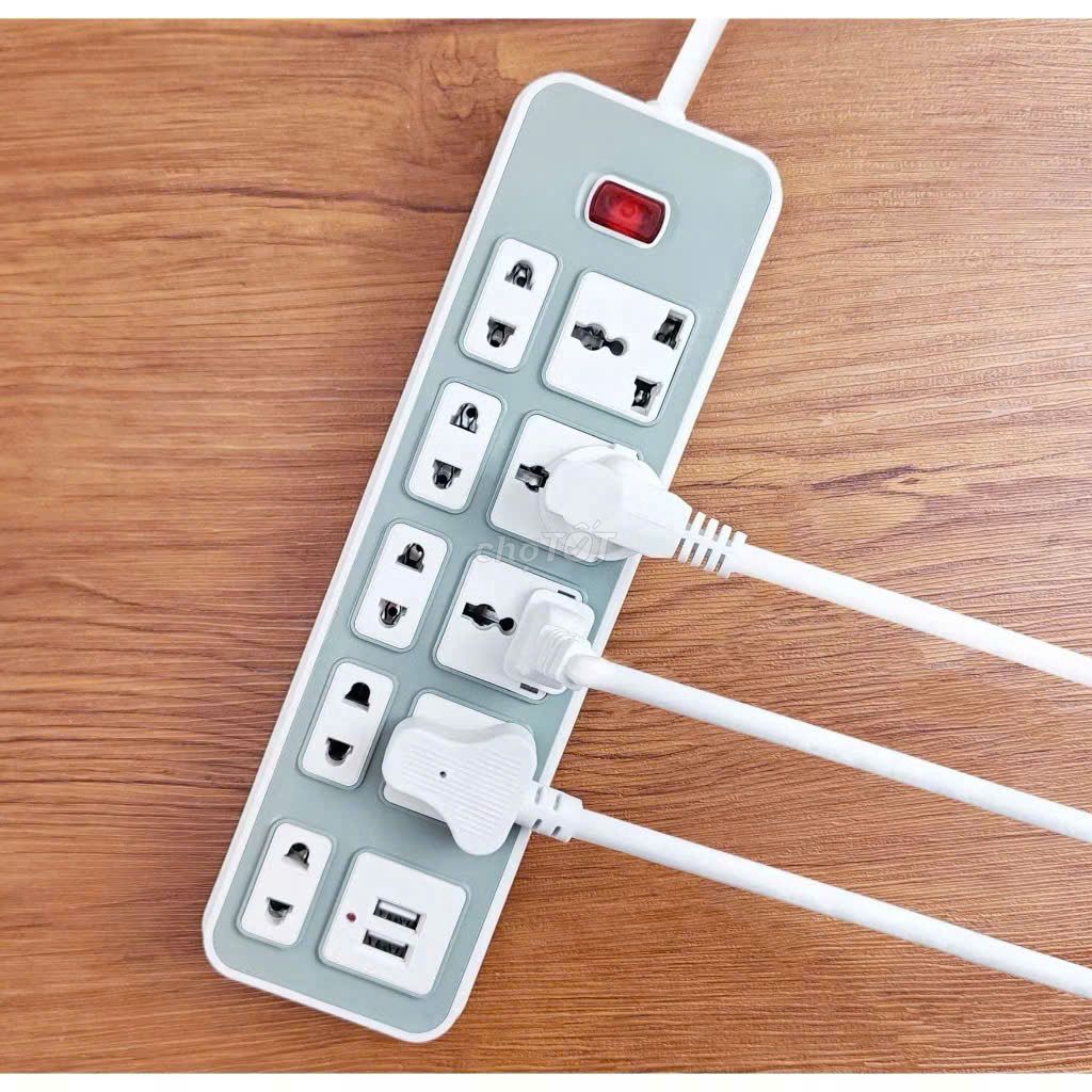 Ổ Điện Đa Năng Cao Cấp 2 Cổng USB Và 7 Ổ Cắm. Mua bán Nội thất, đồ gia dụng khác tại Quận 3 Tp Hồ Chí Minh được đăng bởi Nguyen AP hình 1