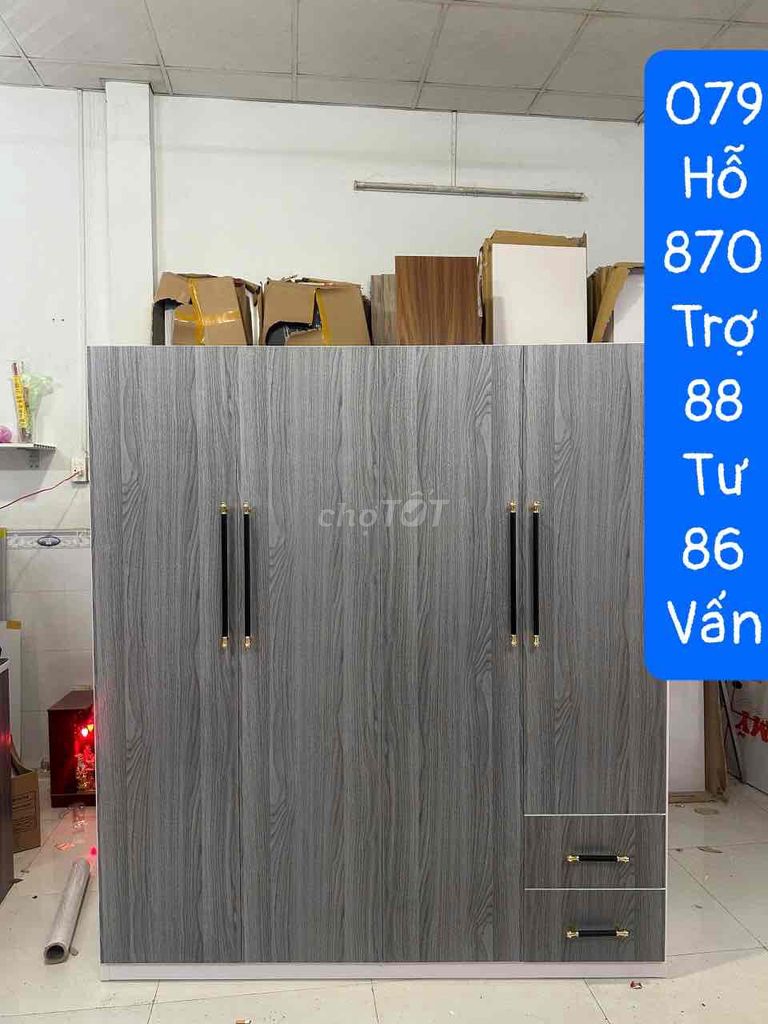 tủ nhựa 180x160 màu vân gỗ #tủ áo nhựa Đài Loan