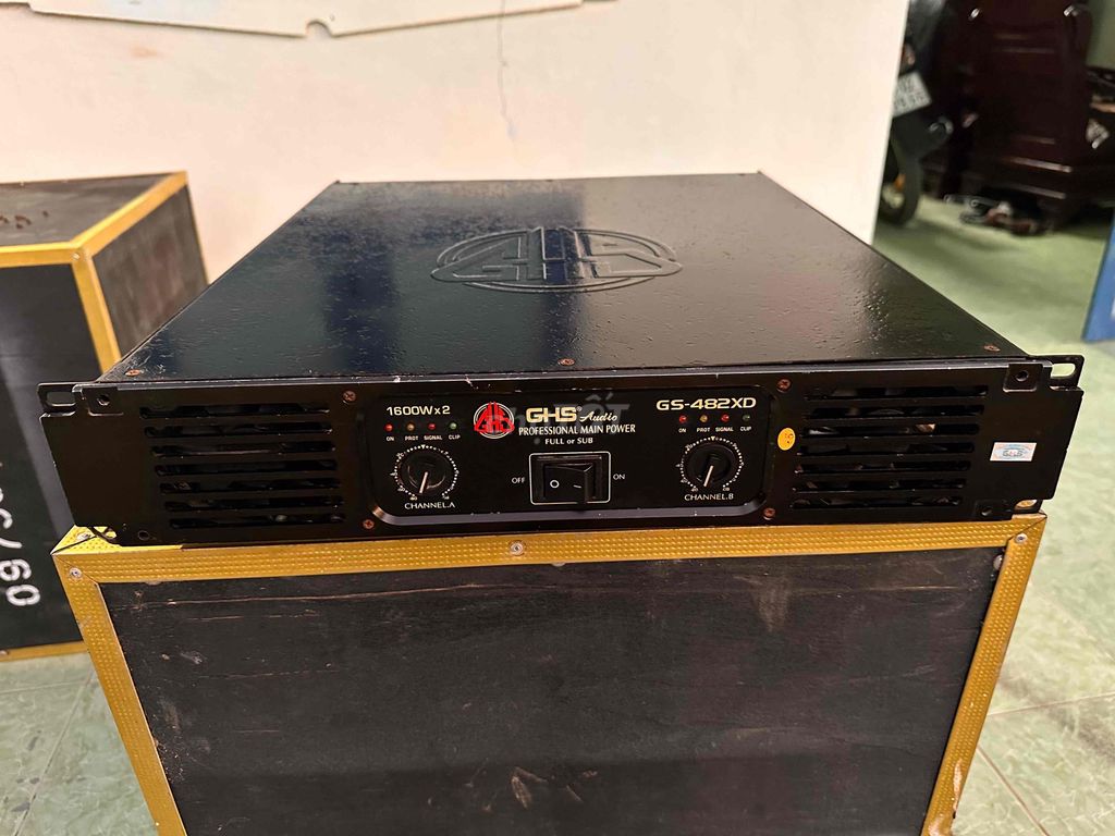 Cục đẩy công suất GHS Audio GS-482XD. Mua bán Tivi, Âm thanh tại Huyện Châu Thành Trà Vinh được đăng bởi lamtv hình 1