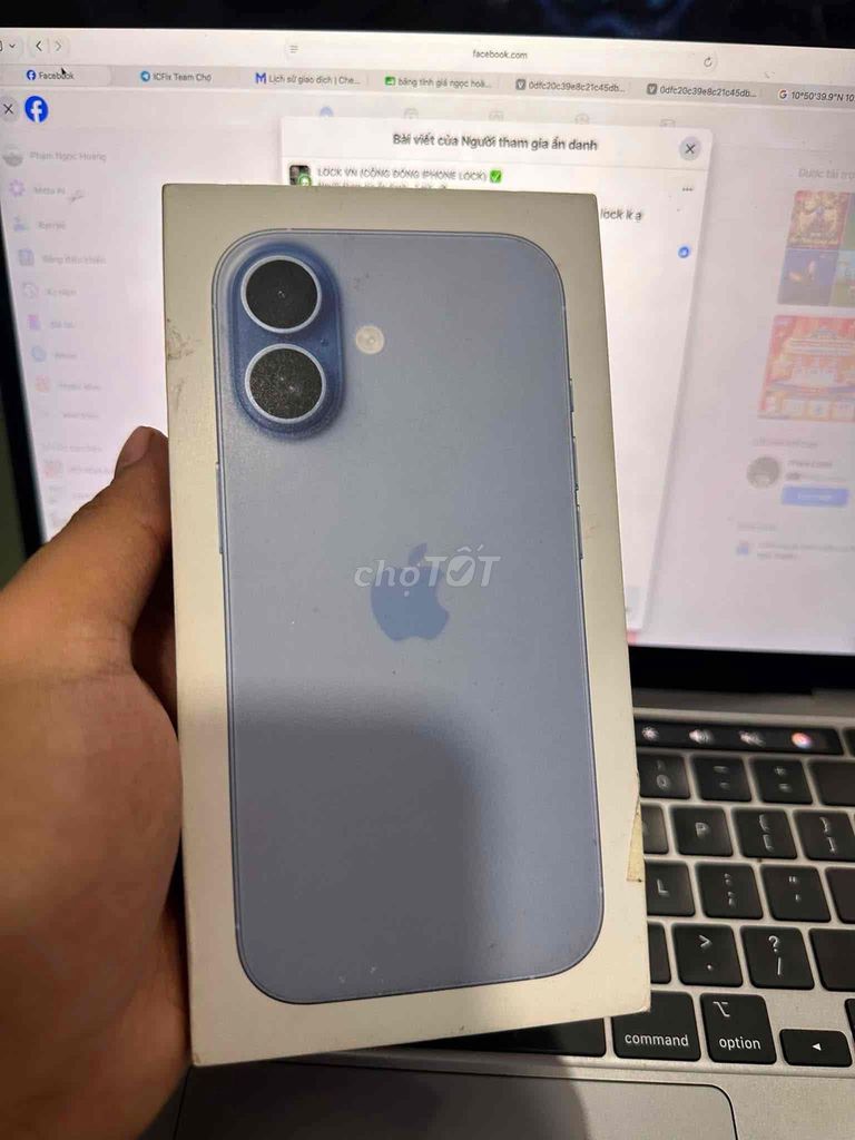 Apple iPhone 17 quốc tế 256G blue. Mua bán Điện thoại tại Quận Gò Vấp Tp Hồ Chí Minh được đăng bởi Phạm hoàng hình 1