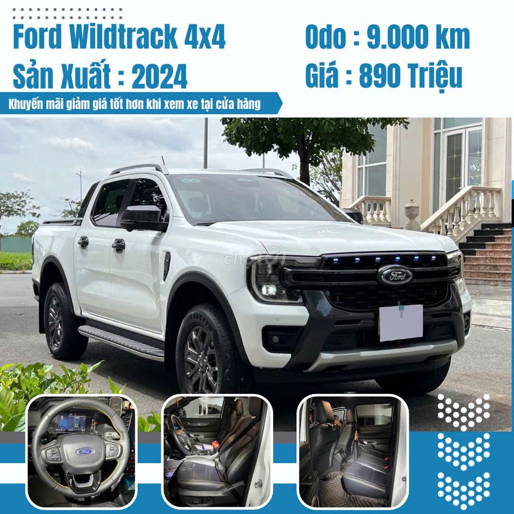 Ford Ranger Wildtrak 4x4 - Xe Siêu Lướt. Mua bán Ô tô tại Quận 3 Tp Hồ Chí Minh được đăng bởi Kim Ngân Xe Lướt hình 3