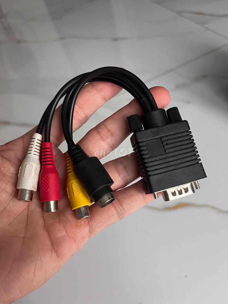 Cáp chuyển VGA sang AV. Mua bán Phụ kiện (Màn hình, Chuột...) tại Quận 10 Tp Hồ Chí Minh được đăng bởi BQH hình 1