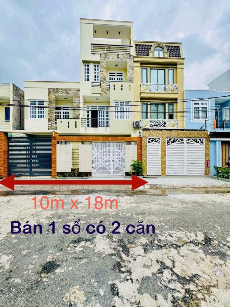 BÁN NHÀ 180M2 10X18M ĐƯỜNG 15M HƯỚNG TÂY BẮC 8PN P BTĐ Q2