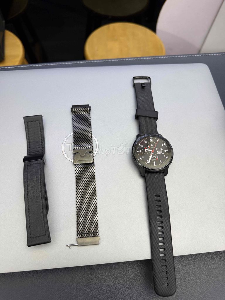 Garmin Venu 2 Plus Đen Dây da, Dây thép Đã sử dụng. Mua bán Thiết bị đeo thông minh tại Thành phố Thủ Dầu Một Bình Dương được đăng bởi Ngọc Tây Tech hình 1