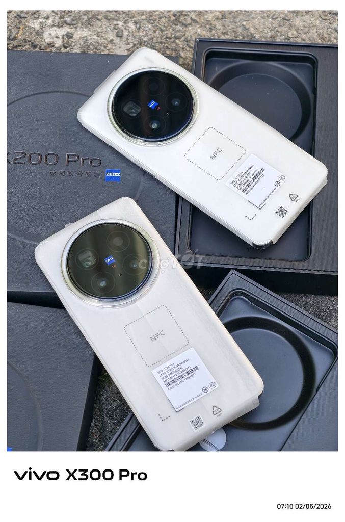 Fullbox Vivo X200 Pro 16+1TB Trắng và Titan. Mua bán Điện thoại tại Quận Cẩm Lệ Đà Nẵng được đăng bởi Khoa Tàu hình 1