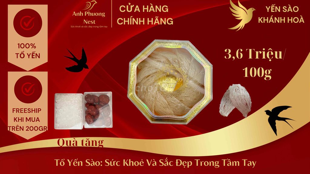 Yến Sào Khánh Hoà Thượng Hạng