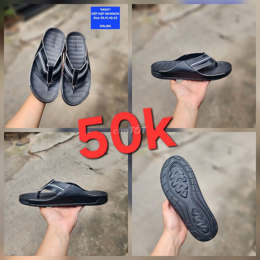 Dép kẹp Newmos Nam Đen size 39,41,42,43. Mua bán Giày dép tại Thành phố Hải Dương Hải Dương được đăng bởi Hai Duong hình 1
