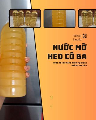 NƯỚC MỠ HEO CÔ 3 - KHÔNG PHA DẦU. Mua bán Đồ ăn, thực phẩm và các loại khác tại Quận Tân Phú Tp Hồ Chí Minh được đăng bởi Tên chưa cung cấp