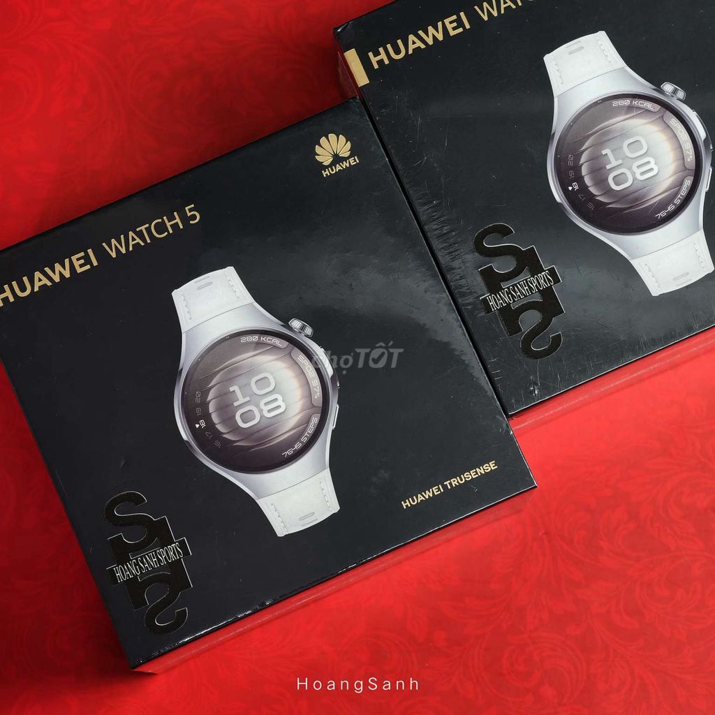 Huawei Watch 5 42mm Thép LTE Trắng Chính Hãng New. Mua bán Thiết bị đeo thông minh tại Quận 11 Tp Hồ Chí Minh được đăng bởi HOÀNG SANH SPORTS hình 1