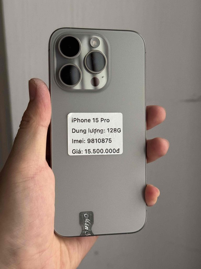 iPhone 15 Pro 128GB Natural máy đẹp keng. Mua bán Điện thoại tại Thành phố Buôn Ma Thuột Đắk Lắk được đăng bởi Nguyễn Hoàng hình 1