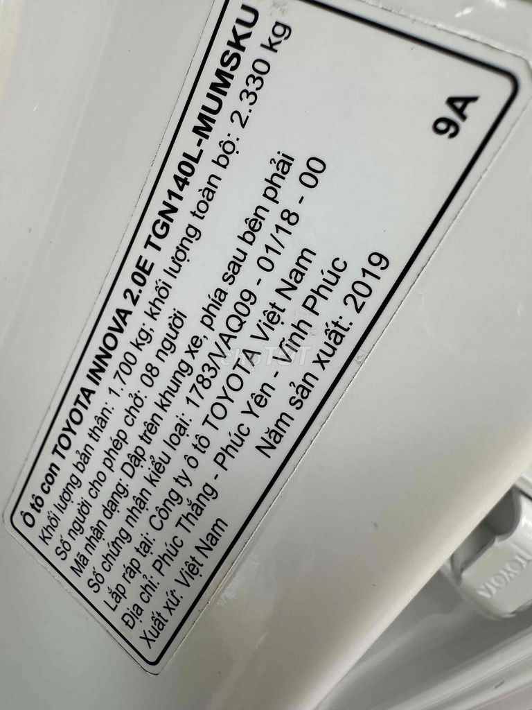 Toyota Innova 2019 2.0E - 386Tr. Mua bán Ô tô tại Huyện Bình Chánh Tp Hồ Chí Minh được đăng bởi thành hình 16