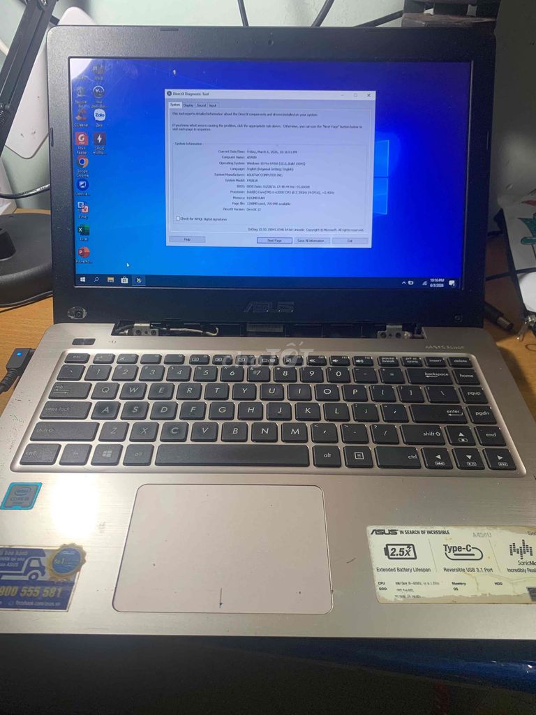 asus i5/gen6/ram8/ssd 128/14 inch/2.3ghz. Mua bán Laptop tại Huyện Cư M'gar Đắk Lắk được đăng bởi Dang Nguyen hình 1