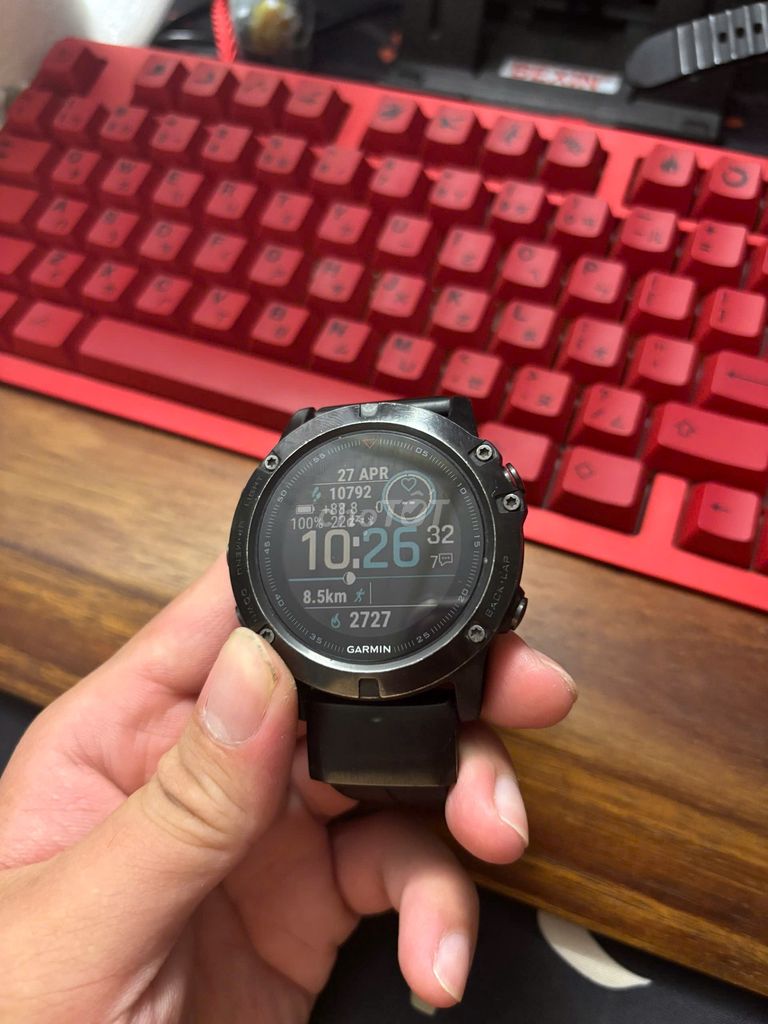 Garmin Fenix 5X Đen. Mua bán Thiết bị đeo thông minh tại Quận Cẩm Lệ Đà Nẵng được đăng bởi Chi Lê hình 1