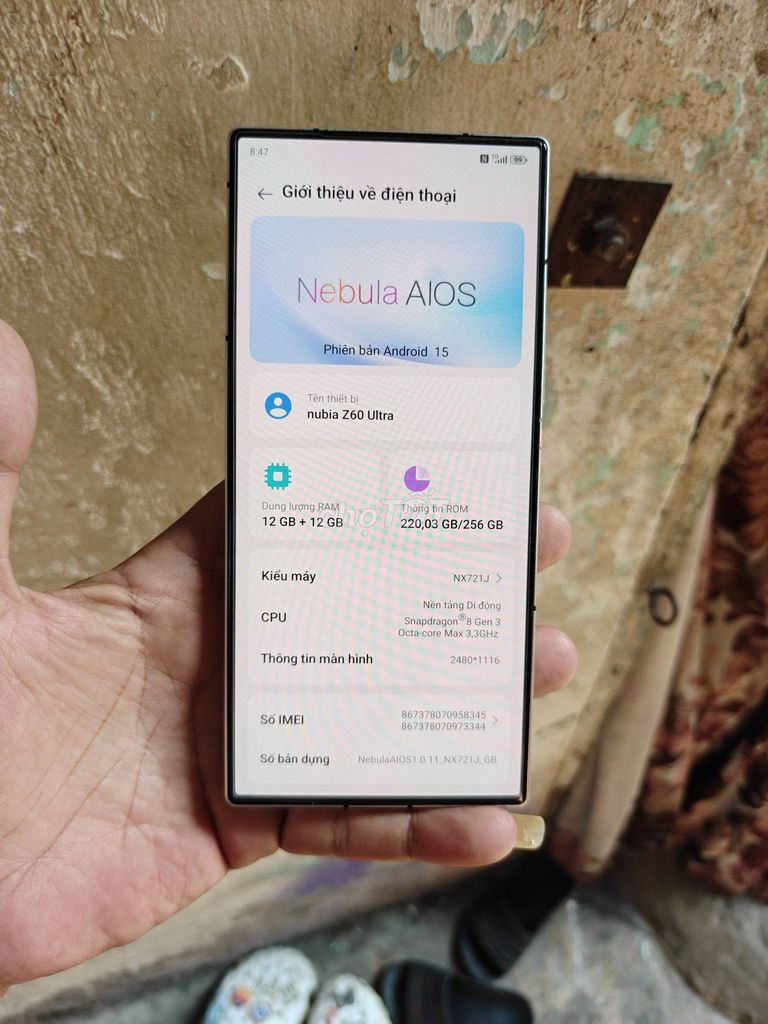 Nubia Z60 Ultra 12GB/256GB Bạc. Mua bán Điện thoại tại Quận Tân Phú Tp Hồ Chí Minh được đăng bởi Hội Đồ Điện Tử hình 1