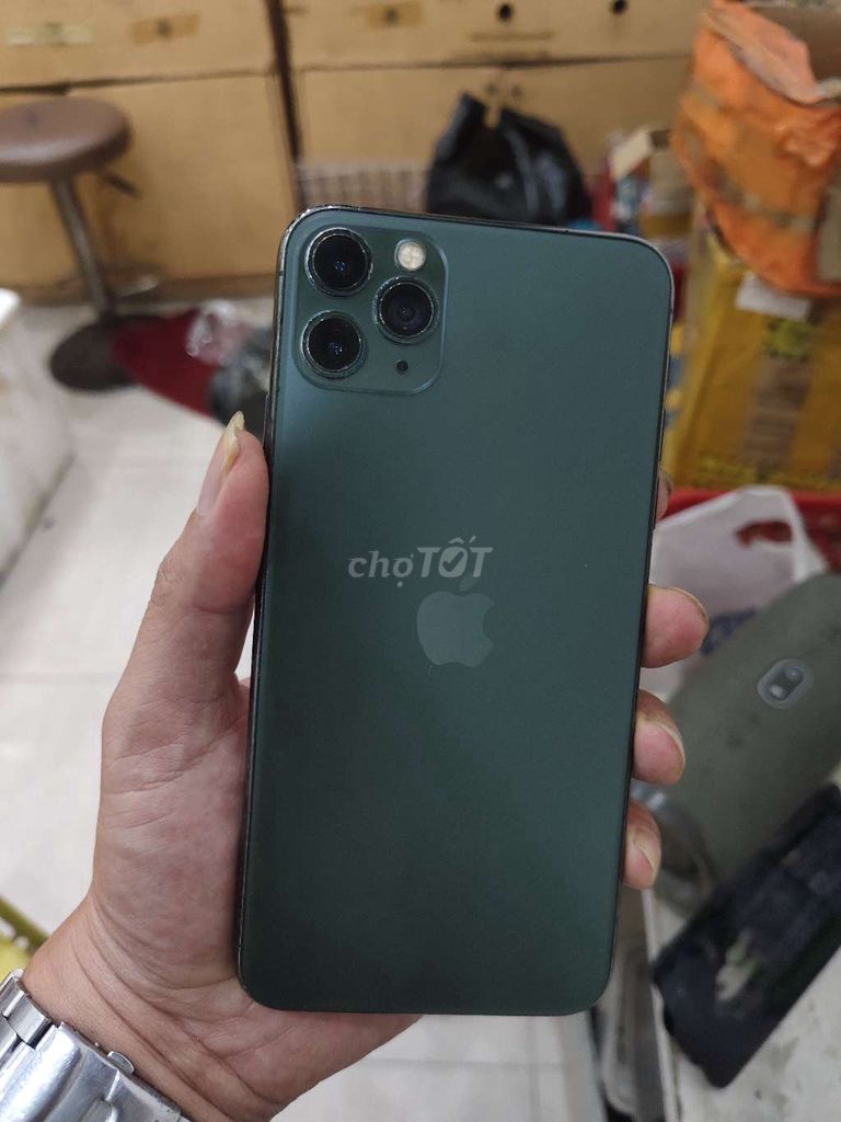 (Đà Nẵng)iPhone 11 Pro Max 256GB Xanh. Mua bán Điện thoại tại Quận Cẩm Lệ Đà Nẵng được đăng bởi Nguyễn Đức Ngà hình 1