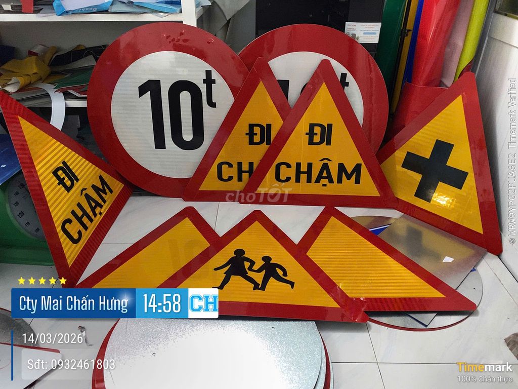 Biển báo giao thông Mai Chấn Hưng. Dịch vụ tại Huyện Thủ Thừa Long An được đăng bởi Chấn Hưng Company hình 1